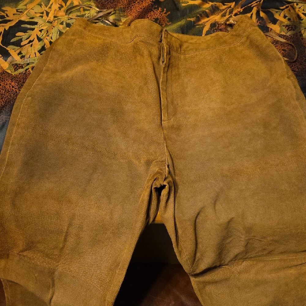 Ellen Tracy Women's Boot Cut Suede Pants - Size 16